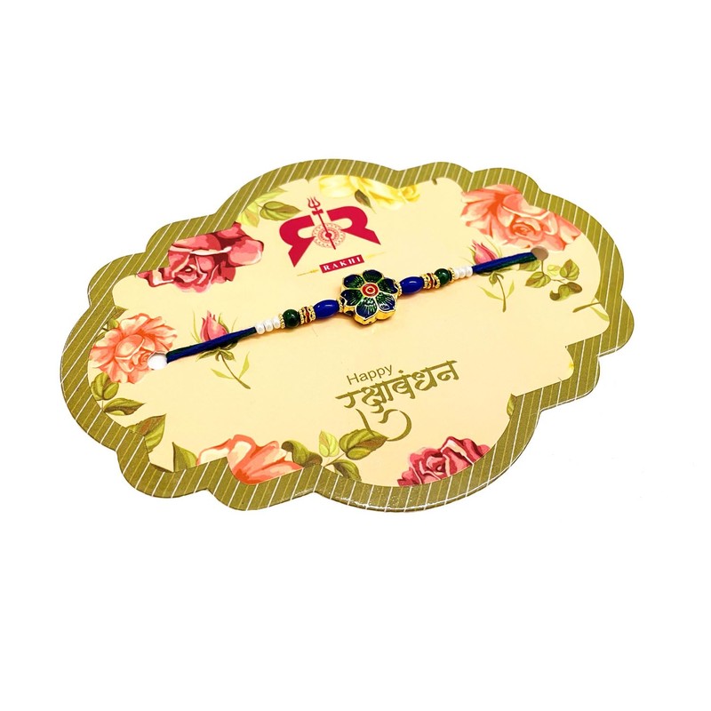 exciting Lives Rakhi - Juego de patrón 5, Large, Algodón,