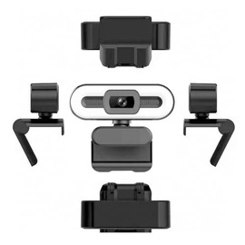 Fabater Cámara Web USB 4K, 8.3 MP, 3840x2140, con Micrófono Incorporado, Luz de Relleno, Belleza Automática, para Videollamadas y Juegos