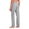 Idtswch 36" Long Inseam Men's Tall Yoga Sweatpants Open Bottom