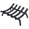 Fireplace Grate 14 Inch Solid Round Steel 3/4" Bar -Heavy