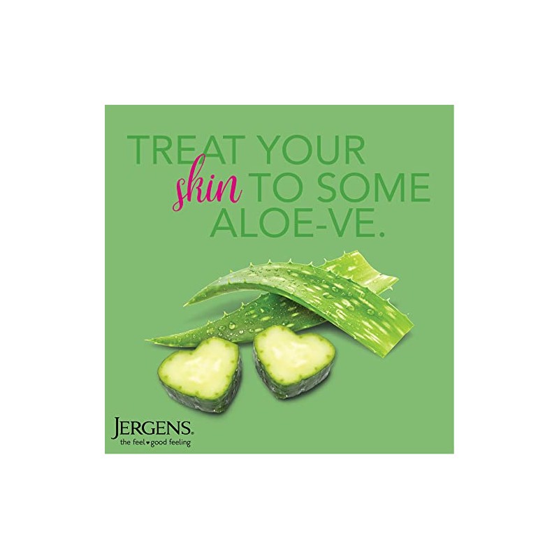 Jergens Soothing Aloe Refreshing Moisturizer for Unisex Moisturizer 21 oz