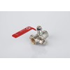 zencQ Ball Valve with Drain 1/2 Inch FF