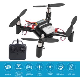 Les-Theresa Drone Kit Diy Drone Assembly Kit, Diy Quadcopter Kit Easy To Carry Drone Frame Kit, Diy Assembly Remote Controlled Drone Kit Mini Quadcopter Plastic Metal Aircraft Educational Toy