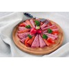 GRAEWE Meat Plate Diameter 25 cm Bamboo with Juice Groove