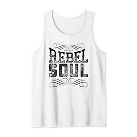 Rebel Soul Country Girls Guys Southern Gals Tank Top