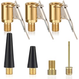 Squamify Multifunctional Valve Adapter Set, Adapter for Bosch Easy Pump, Bosch Easy Pump Replacement Parts, French Valve Adapter, Ball Needle & Air Pumps, Accessories