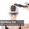 HADM Women Ponytail Backless Cap Mesh Curly Hair Baseball Cap