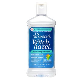 T.N. Dickinson's Witch Hazel Alcohol-Free Moisturizing Astringent, Made with 100% Natural Witch Hazel 16 oz