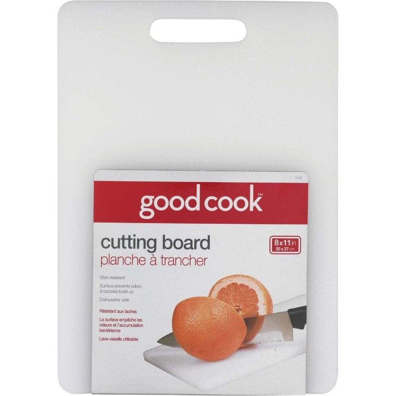 GoodCook Everyday Solid Polyethylene Cutting Board, 8 x 11-Inch, Non-Porous