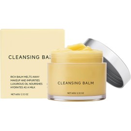 Bálsamo Limpiador Desmaquillante Aceite Limpiador Facial Hidratante, Fórmula Suave Limpiador Facial Diario 60 G/2,12 Oz