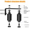 SongYung 2" Gate Roller Guide with L-Bracket, Universal Adjustable Gate