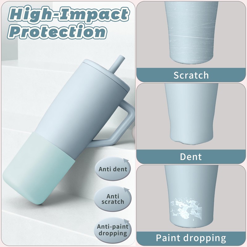 Tall Silicone Boot Compatible with Brumate Era/Owalaa/Hydrojugg Traveler 40 oz