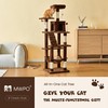 MWPO 63.8 inches Multi-Level Cat Tree for Large Cats with