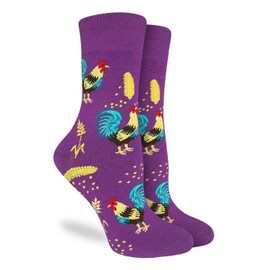 Good Luck Sock Women's Roosters Socks, Adult, Shoe Size 5-9