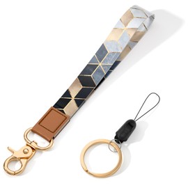 ZAXMEY Wrist Lanyard for Keys, Cute Wrist Strap Lanyard, Key Chain Holders, Wristband Key Chain, Key Wrist Straps, Car Key Holder for Men and Women, Diamond