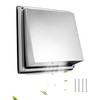 QWORK® Ventilation Grille 125 mm Made of 304 Stainless Steel