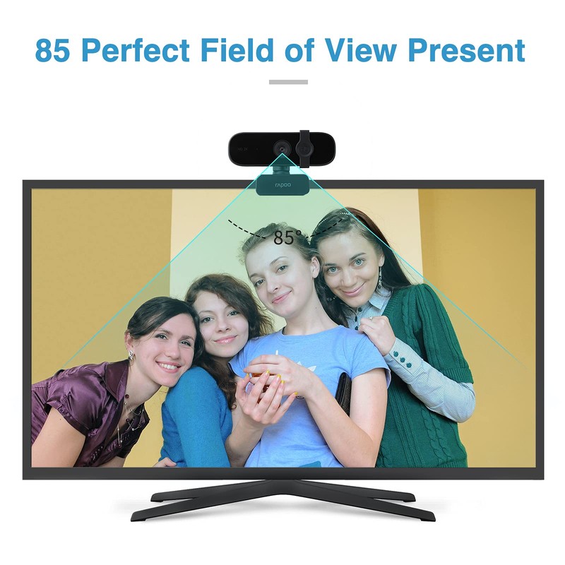 RAPOO C280 Webcam 2K HD USB2.0 MIC ROTATABLE Camera