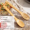 Berglander Wooden Kitchen Utensils Set 6 Pcs, Cooking Utensil Sets，