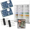 ECSiNG 4 Sets AHT10 I2C Digital Temperature Humidity Sensor Module