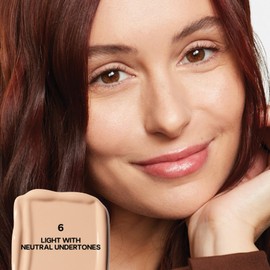 Saie Saie Slip Tint Radiant Cream Concealer - All-Over Concealer for Dark Circles, Redness + Blemishes - Lightweight Formula Enriched with Hydrating Hyaluronic Acid - Shade 6 (0.17 oz)