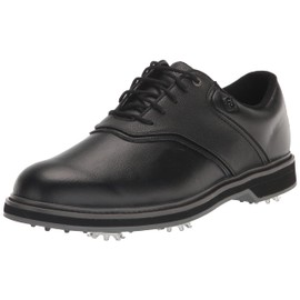 FootJoy Men's FJ Originals Golf Shoe, Black/Black, 11 Wide