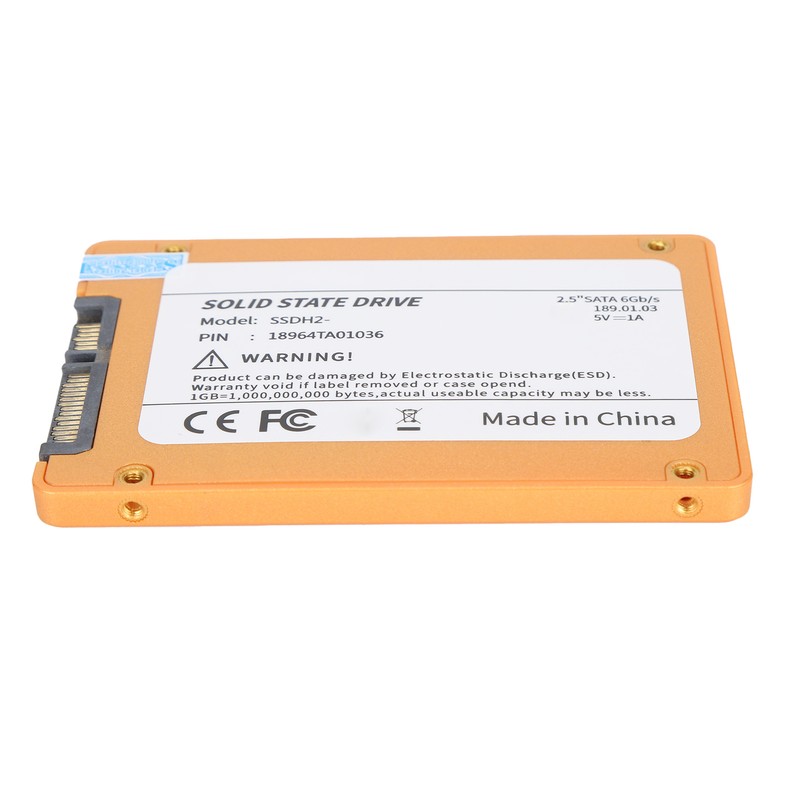 BU KING 2.5inch SSD Golden High Speed Plastic Hard Drive