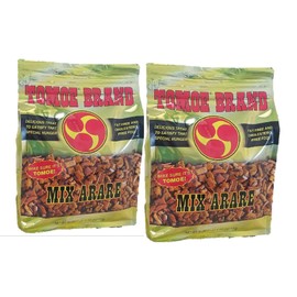 Tomoe Brand Hawaiian Mix Arare Rice Crackers (38 Ounce Bag) Two Pack