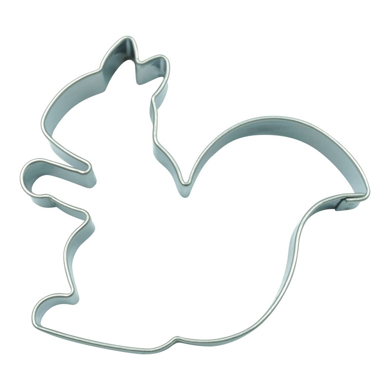 BekkiB 530484-Set of 4 "Forest Animals" Cookie Cutters Fox, Squirrel,
