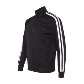 Independent Trading Co. - Lightweight Poly-Tech Full-Zip Track Jacket - EXP70PTZ - M - Black
