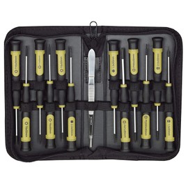 Proxxon 22720 Micro Driver Set of 13 Precision Screwdrivers with Case