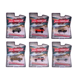 Greenlight DCD 'All Terrain' Series 16 Set of 6 1/64 Scale Diecast Model Cars Iron Metal Toy