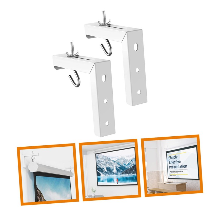 COHEALI 1set Adjustable Projector Screen Bracket Ceiling Mount Bracket for
