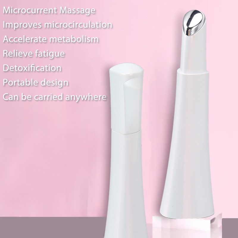 Electric Eye Massager Wand Wrinkle Removal Hot Compress Microcurrent Rechargeable