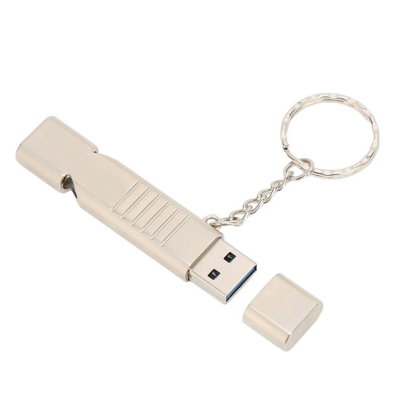 Whistle USB Flash Drives Aluminum Alloy Outdoor Waterproof USB Flash