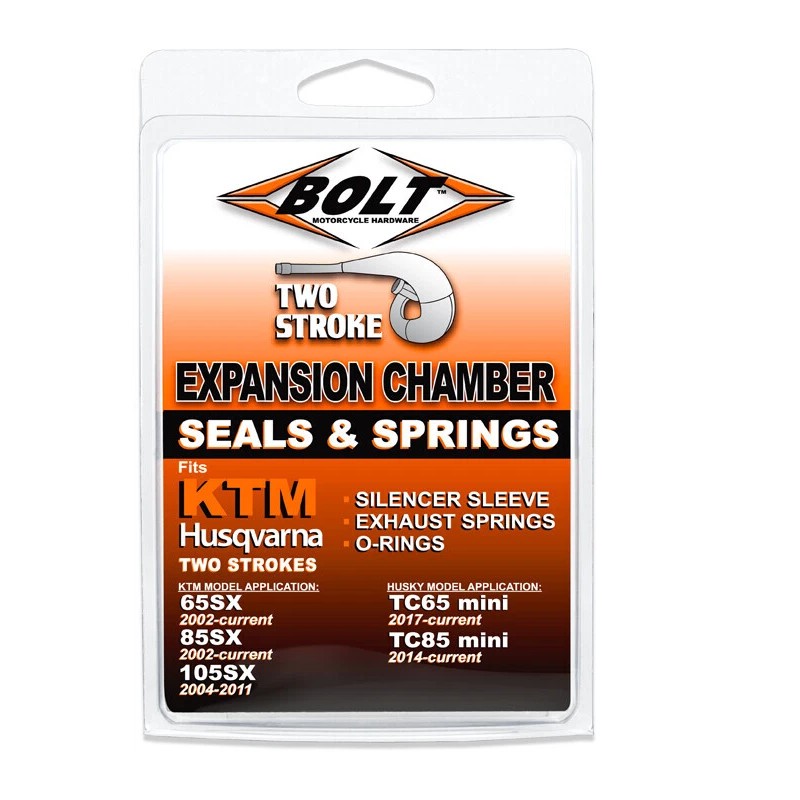 BOLT 2-STROKE O-RING SPRING AND COUPLER KIT EU.EX.65-85CC