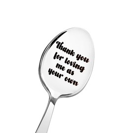 Stepmom Stepdad Birthday Christmas Gifts for Stepmum Retirement Gifts for Bonus Dad Spoon Gift for Step Father Mother Thank You Gifts for Tea Coffee Lovers Gifts for Father Mother in Law Gifts