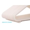 ALAYSTAR Pack of 40 Nursery Plastic White Hangers – Extra