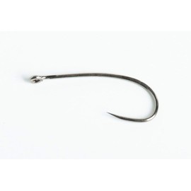 Blue Wing Olive BWO COMP 370 Barbless Stonefly Natural Bend Fly Hooks- 100 Pack (#12)