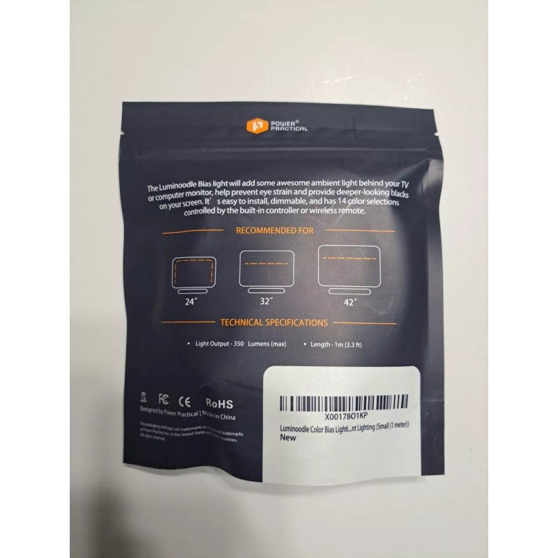 Power Practical Wholesale Lot Of 5 Power Practical Luminoodle Tv&Monitor