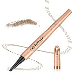 Microblading Brow Pencil with 4-Prong Micro Fork Tip (Light Brown)