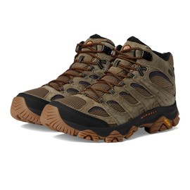 Merrell Men's Moab 3 Mid Waterproof Hiking Boot, New Olive/Gum, 12 Wide