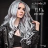 Tinte Permanente Profesional Colortech Nutrapel Tono Minerales - Plata