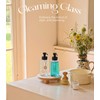 JASAI 16Oz Glass Foaming Soap Dispenser with Black Rust Proof