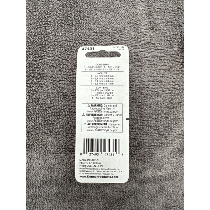 Dorman/AutoGrade Dorman 47431 Soft Elbow Vacuum Tubing Connector Assortment