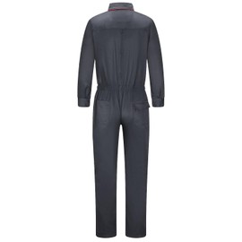 Yukirtiq Men's Coveralls Mechanic Work Jumpsuit Multi Pockets Overalls Long Sleeve Workwear Coverall, Bluish Grey, XXL