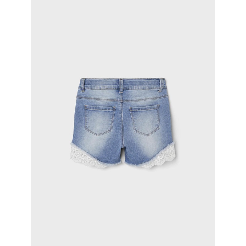 NAME IT Girl Shorts, Medium blue (medium blue denim)