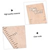 Ling-Luo 1 Set Height Ruler Wooden Ruler,Height Chart, Wooden Growth