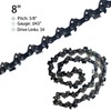 Opuladuo 2PC 8 Inch Polesaw Chain for Black & Decker