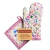 Maison d' Hermine Oven Mitt & Pot Holder 100% Cotton