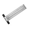 SHINEOFI 1Pc Stainless Steel Woodworking Scriber Ruler Gauge Tool for